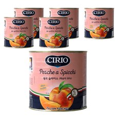 치리오 황도캔 슬라이스, 6개, 2.65kg