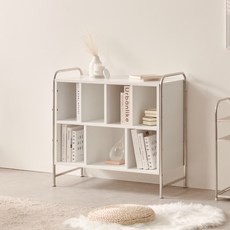 모노 인테리어 콘솔 800 오픈형 북콘솔 수납장 방문설치, 화이트