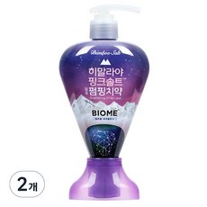 히말라야핑크솔트 바이옴 구취전문 펌핑치약, 285g, 2개