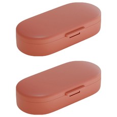 Daily Joy 便攜式磁吸藥盒 橘色 S, 2個