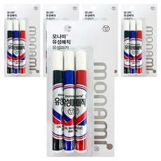 monAmi 油性麥克筆 3色組, 5個, 黑色 + 藍色 + 紅色