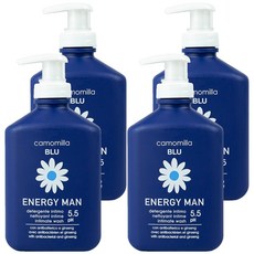 캐모마일블루 에너지맨 남성청결제, 4개, 300ml