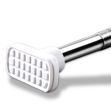 higher deco 25mm 免釘窗簾伸縮桿 多用途長度可調強力桿, 不鏽鋼