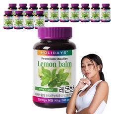 홀리데이즈 프리미엄 레몬밤 타블렛, 90정, 15개