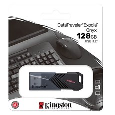 Kingston 金士頓 USB 3.2 隨身碟 DTXON 128GB，簡約霧黑外殼，鑰匙圈扣環設計, 1個