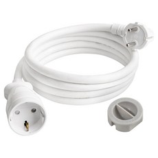 스윗홈 고용량 연장선 멀티탭 원형 1구 + 안전커버 1p, 5m, 1개