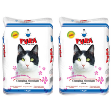 PURA 普拉 優質超凝結大地礦砂 嬰兒香 Clumping Moonlight Ultra, 2包, 4kg