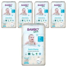 Bambo Nature 伴寶樂 兒童用小號游泳褲, 小號(S), 5張