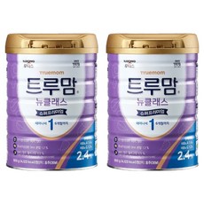 트루맘 뉴클래스 슈퍼프리미엄 분유 1단계, 800g, 2개