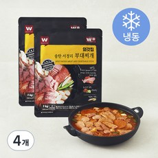 외갓집 송탄 서정리 부대찌개 (냉동), 1kg, 4개
