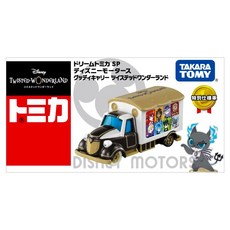 TOMICA 迪士尼 Disney Moto 扭曲仙境宣傳車 951858, 黑色/白色, 1盒