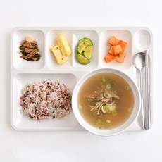 LOHJA 4小格美耐皿餐盤, 奶油白