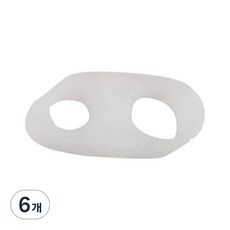 慶怡商店 小腳趾矽膠腳趾環保護套, 6個