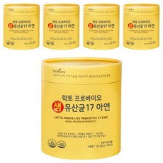 메디트리 락토 프로바이오 생 유산균 17 아연, 120g, 5개