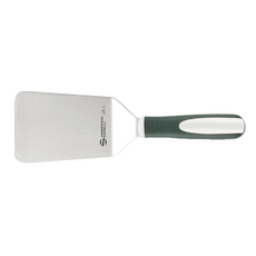 AMBROGIO SANELLI 山里尼 TECNA 煎鏟 15*9cm 161g 德國特殊不鏽鋼 高級TPE手柄 義大利製 白色, 1支