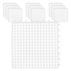코멧 홈 퍼즐타입 미끄럼 방지매트, 화이트, 10개입