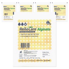 레노케어 알지네이트 폼드레싱 습윤밴드 코피지혈, 5개