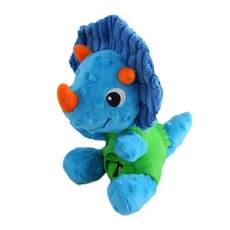 All For Paws 覓趣漏食系列 狗玩具, 三角龍 藍色, 1個