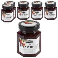 헬리오스 내츄럴 딸기잼, 330g, 6개