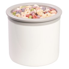 BOWLBOWL 韓國製 中小型犬 貓咪 飯碗 Hello 圓形碗組 15cm, 煙灰色, 1套