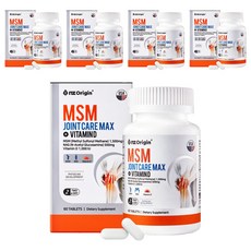 엔젯오리진 엠에스엠 조인트 케어 맥스, 60정, 5개