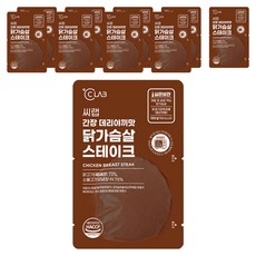 씨랩 간장 데리야끼맛 닭가슴살 스테이크, 100g, 10개