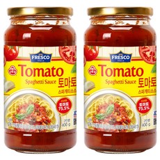 오뚜기프레스코 토마토 스파게티소스, 400g, 2개