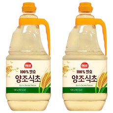 해표 양조식초, 1.8L, 2개