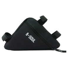 비소울 퓨어온 자전거 삼각 프레임 방수 자전거라이딩백 20 x 18.5 x 4 cm, 블랙, 1개