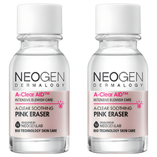 네오젠 에이클리어 수딩 핑크 이레이저 스팟, 15ml, 2개