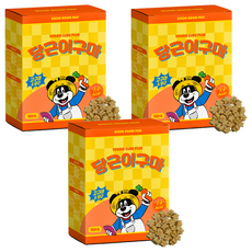 붐붐포 강아지 1.4kcal 미니 노즈워크 야채 트릿, 혼합맛(고구마/당근), 160g, 3개