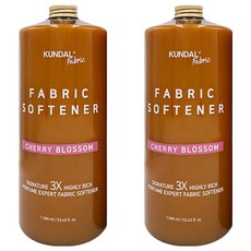 KUNDAL 昆黛爾 3倍濃縮衣物柔軟精 櫻花香, 1.58L, 2瓶