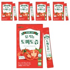 제스티지 NFC 유기농 토마토즙 스틱 14p, 280g, 5개