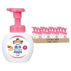 LION 獅王 趣淨 台灣公司貨 洗手慕斯 清新果香, 20件, 250ml