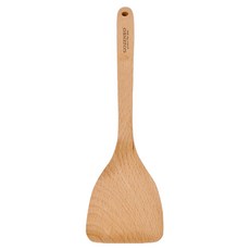 GOZENBO 御膳坊 北歐山毛櫸不沾桌平煎鏟 34.8 x 8.8cm 1個, 木紋色, 1支