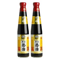 黑龍 春蘭級 黑豆蔭油, 100%黑豆經古法120天日曝, 不含防腐劑、味精、糖精、人工色素, 400ml, 2瓶