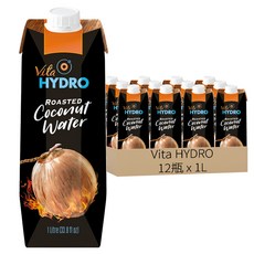 Vita HYDRO 火烤純椰子水, 1L, 12瓶
