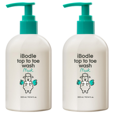 iBodle 嬰幼兒麝香從頭到腳多合一沐浴露, 300ml, 2個