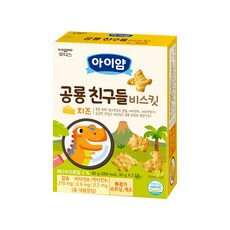 일동후디스 아이얌 공룡친구들 비스킷 30g x 2p, 치즈맛, 60g, 1개