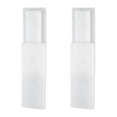 Time Leisure 免鑽牆遙控器延長線排插固定器/無痕收納座 白色, 2個