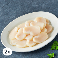 국내산 관자 슬라이스 (냉장), 2개, 170g