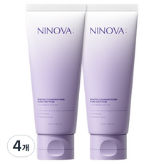 니노바 퓨어 딥 포어 클렌징폼, 4개, 120ml