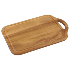 PEARL LIFE 珍珠金屬 木製砧板 Acacia Style Plate, 原木色, 1個