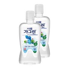가그린 어린이용 구강세정제 딸기향 랜덤발송, 380ml, 2개