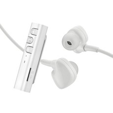 KTnet 廣鐸 EB100 藍芽5.1領夾式2IN1耳機, KTSEP-EB100W, 白色