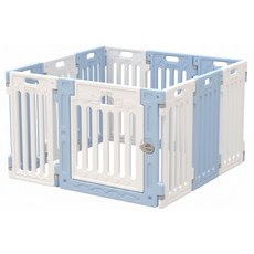 Pethome 狗狗圍欄, 藍色 + 白色, 1組