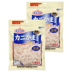 藤澤商事 貓咪零食 蟹肉絲 化毛版, 蟹肉, 45g, 2包