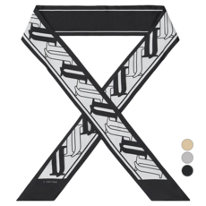 제이에스티나 여성용 조엘 실크 스카프 JEACED5BS720BK330 + 쇼핑백