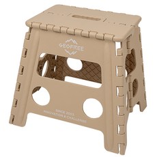 GEOFREE 多功能智慧露營折疊凳 L, 米色, 1個