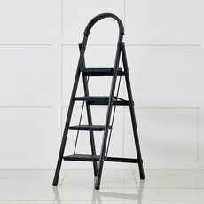 comet 折疊式A字型4階梯形梯 黑色, 1個